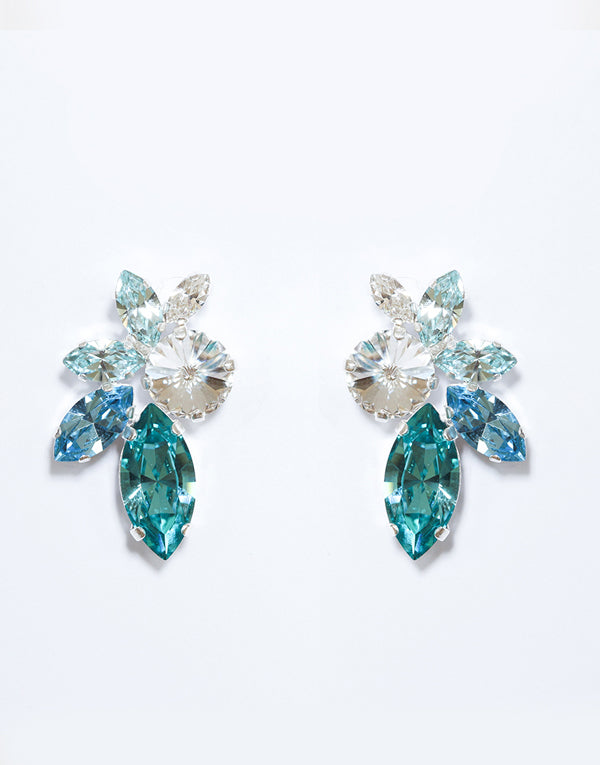 Florence Swarovski Studs - Blue