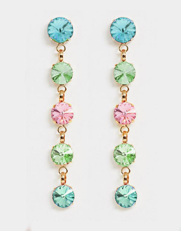 Christina Multicoloured Swarovski Earrings